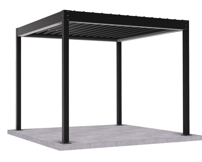 3m x 3m Nova DIY Louvre Kitset - NZ Made For New Zealand Homes.