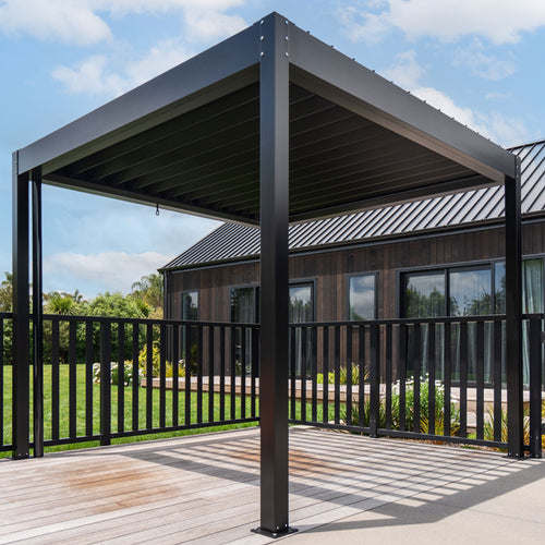 3m x 3m Nova Do It Yourself Louvre Kitset - NZ Made For New Zealand. 3m x 4m Nova DIY Louvre Kitset - NZ Made For Kiwi Homes.